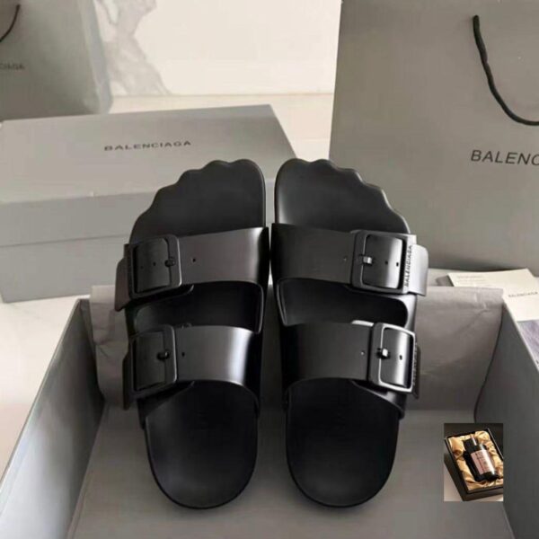 Balenciaga Men’s Sunday Molded Mules Black