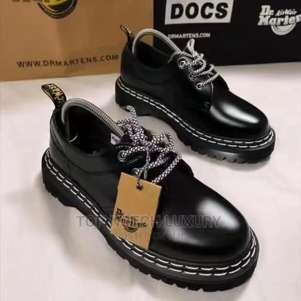 Dr. Martens 1461 Low-Cut Glossy Lace-Up Shoes