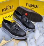 Fendi Roma Tassel Platform Loafers