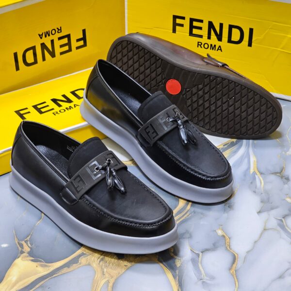 Fendi Roma Tassel Platform Loafers