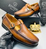 Gianfranco Butteri Men’s Brown Leather Dress Shoes