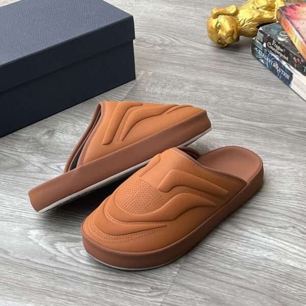Men’s Brown Slip-On Slides