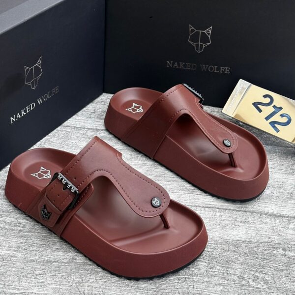 Naked Wolfe Desire / Holiday Platform Flip-Flop Sandals
