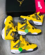 Nike Air Jordan 4 Retro “Lightning” Tour Yellow Sneakers