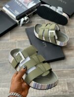 Paul Smith Striped Sole Buckle Sandals