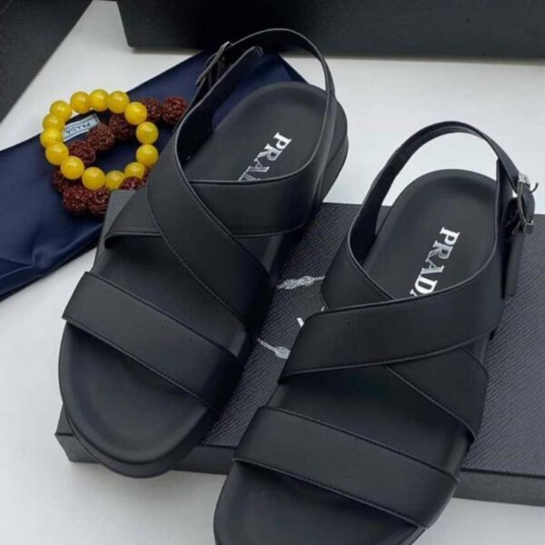 Prada Cross-Strap Sandals
