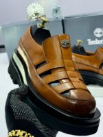Timberland Men’s Leather Sandals/Loafers with Thick Sole