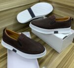 Timberland Royal Smooth Coffee Slip-On Shoes with White Sole