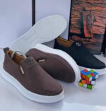 Timberland Royal Smooth Slip-On Shoes with Thick White Sole