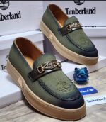 Timberland Suede High-Sole Slip-On Loafers
