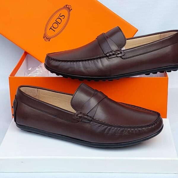 Tod’s Brown Leather Loafers
