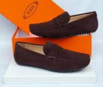 Tod’s Gommino Brown Suede Driving Loafers