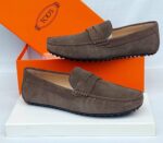 Tod’s Gommino Brown Suede Driving Loafers