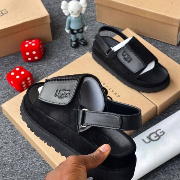 UGG Goldenstar Black Clog Sandals