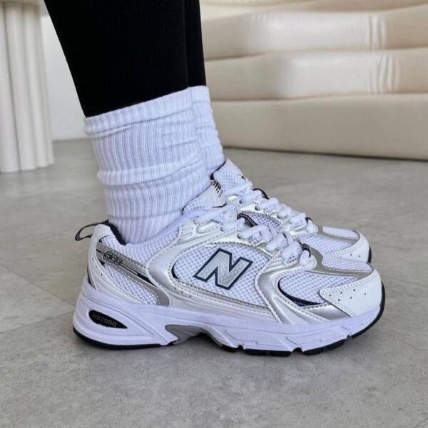 New Balance 530 White/Silver Sneakers